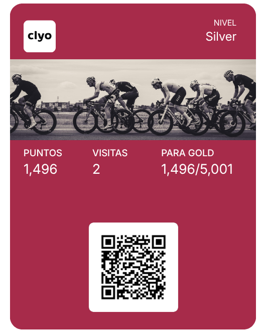 Pase de membresía Silver de Studio Due en el wallet