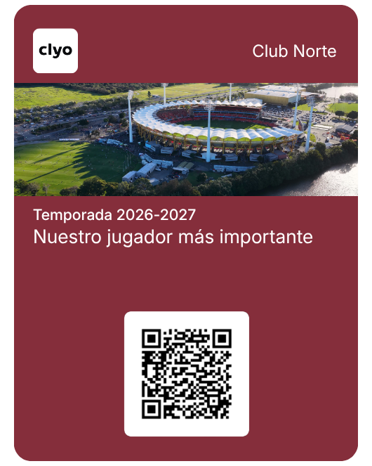 Pase de Club Norte en el wallet